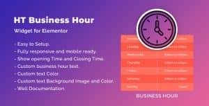 HT Business Hour Widget for Elementor