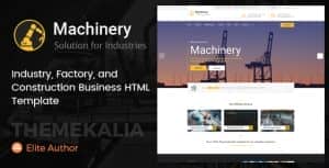 Machinery – Factory Business HTML Template