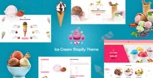Icy – Shopify Ice Cream, Cake Shop Theme