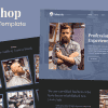 Frizerie – Barbershop Landing Page Template
