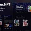 Cyber.NFT Marketplace & Portfolio Elementor Template Kit
