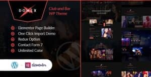 Domex – Night Club WordPress Theme