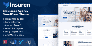 Insuren – Insurance Agency WordPress Theme
