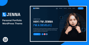 Jenna – Personal Portfolio WordPress Theme