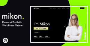 Mikon – Personal Portfolio WordPress Theme