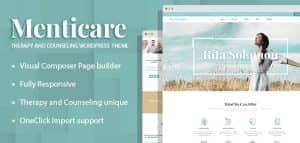 Menticare – Therapy and Counseling WordPress Theme