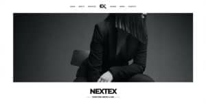 Nextex – One Page Photography WordPress Theme