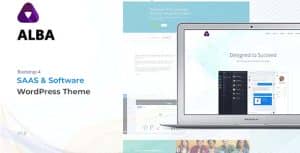 Alba – Startup/Software WordPress Theme