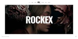 Rockex – One Page Portfolio WordPress Theme
