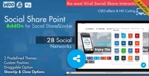 Social Share Point AddOn – WordPress