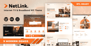 Netlink – Broadband TV & Internet Provider WordPress Theme