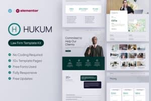 Hukum – Law Firm Elementor Template Kit