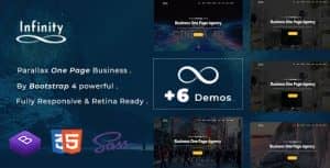 Infinity – One Page Parallax