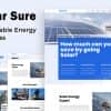 Solar Sure – Renewable Energy Business – Elementor Template Kit