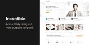 Incredible – Responsive HTML Template