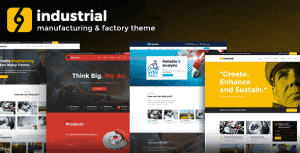 Industrial – Corporate, Industry & Factory WordPress Theme