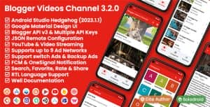 Blogger Videos Channel – Blogger API v3