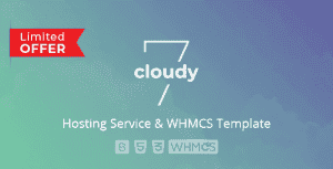 Cloudy 7 – Hosting Service & WHMCS Template