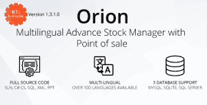 Orion – Multilingual advance stock manager with Point of sale system