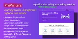 ProWriters – Sell writing services online