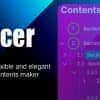 Tocer – table of contents maker WordPress plugin (formerly Fixed Toc)
