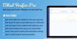 Email Verifier Pro – Bulk Email Addresses Validation, Mail Sender & Email Lead Management Tool