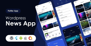 Lucodeia News – Flutter WordPress News App | Admob – DarkMode