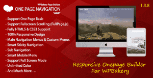 Smart One Page Navigation – Addon For WPBakery Page Builder