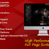 Full Page Switch – With Side Menu – Addon For WPBakery Page Builder