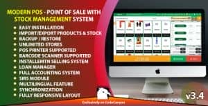 Modern POS – Point of Sale with Stock Management System