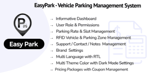 EasyPark SaaS – Vehicle Parking Management System
