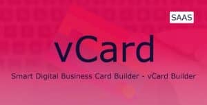 vCard SaaS – Digital Business Card Builder, Virtual Business Card
