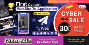 FlyWeb for Web to App Convertor Flutter + Admin Panel