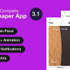 Flutter Wallpaper App for Android – Full App + Admin Panel