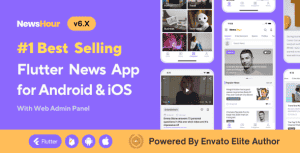 News Hour – Flutter News App for Android & iOS with Admin Panel