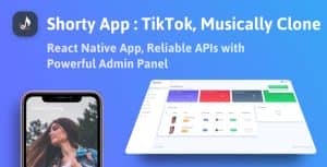 Shorty Short Video Making React Native App with Admin Panel