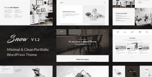Snow | Minimal & Clean WordPress Portfolio Theme