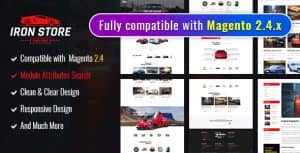 Ironstore – Best Magento 2 Auto Parts Theme