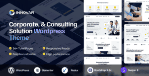 Innovar – A Corporate & Consulting Solution WordPress Theme