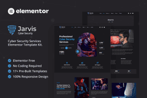 Jarvis – Cyber Security Services Elementor Template Kit
