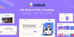 Jobhub – Job Board HTML Website Template