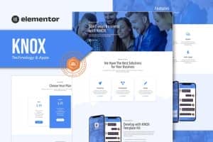 Knox – Technology & Apps Template Kit