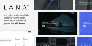 Lana – Creative Coming Soon Template