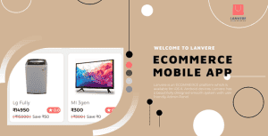 Lanvere – ecommerce mobile app iPhone