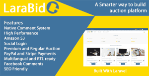 LaraBid – A Laravel PHP Auction Platform