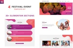 Festival Events – Elementor Template Kit