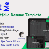 AboutMe – Personal Portfolio Resume Template