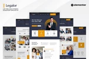 Legalor – Law Firm & Attorney Elementor Template Kit