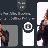 LensQueen – Photographers Portfolio, Booking, and Digital Content Selling Platform