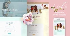Liebe – Responsive HTML Wedding Template